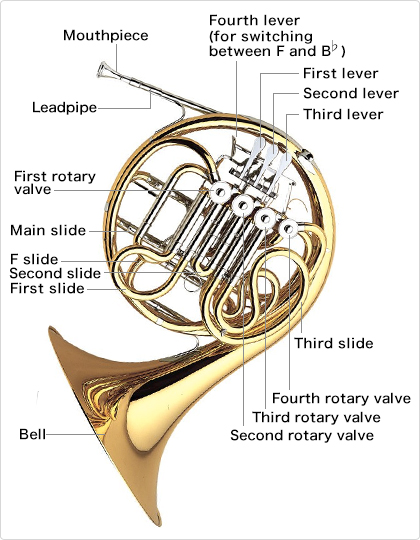 French horn parts French Horn Lever Spat 